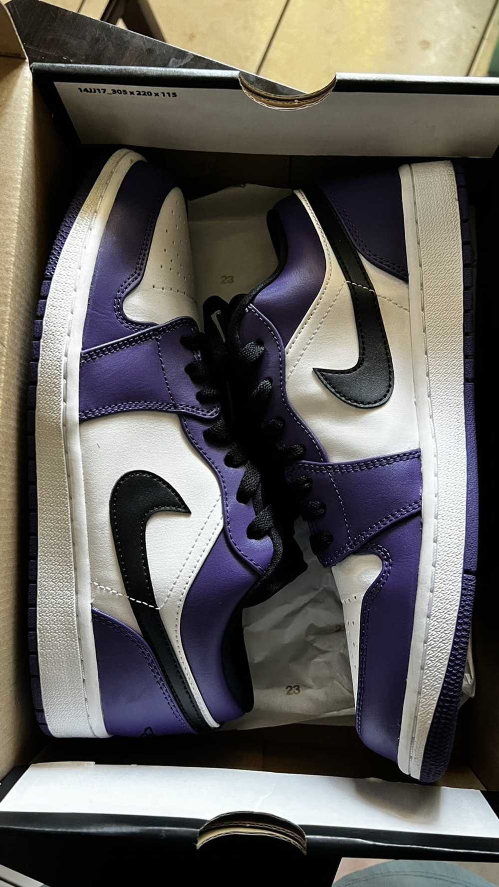 Jordan Brand Jordan 1 low court purple - image 1