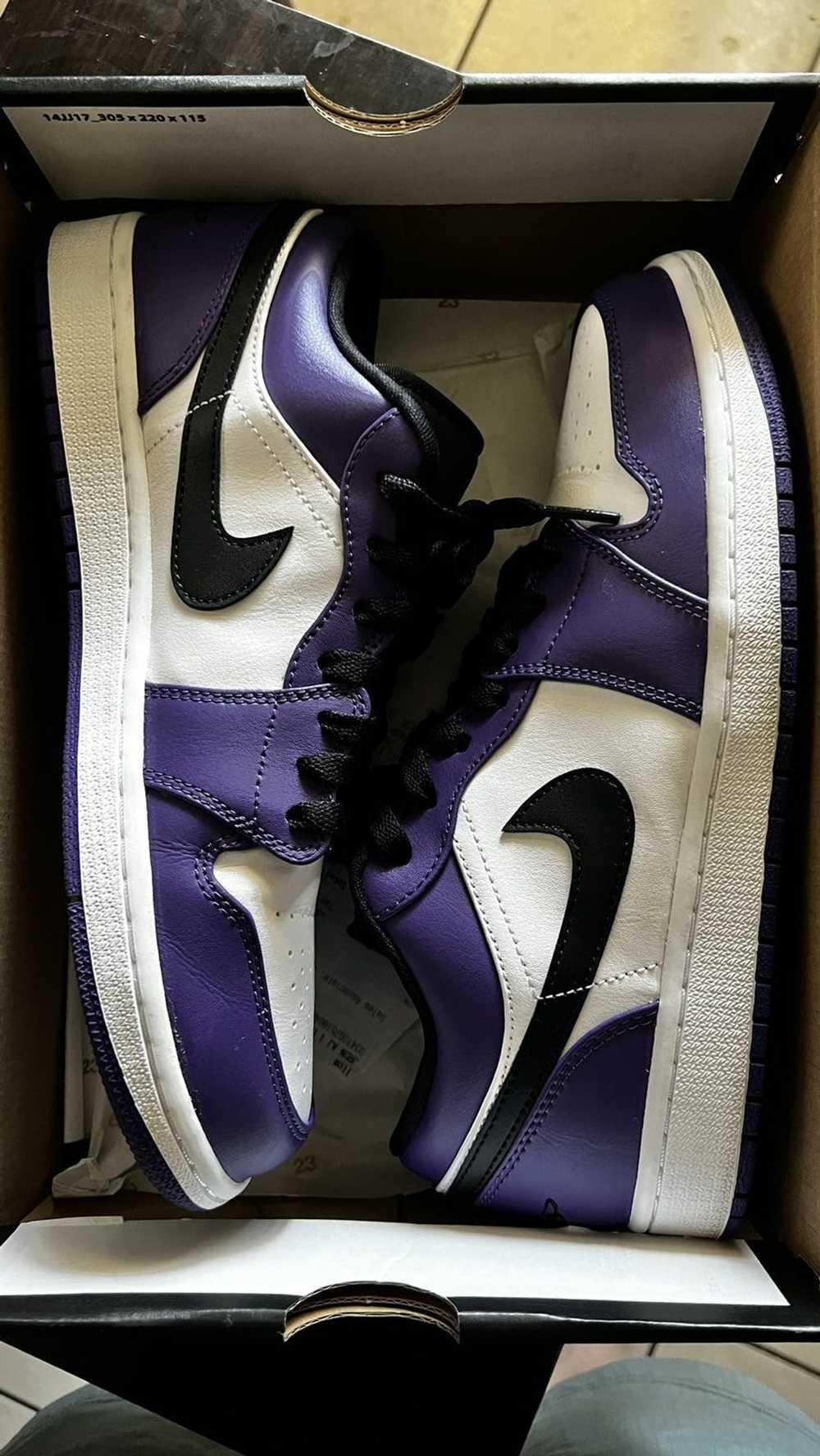 Jordan Brand Jordan 1 low court purple - image 2