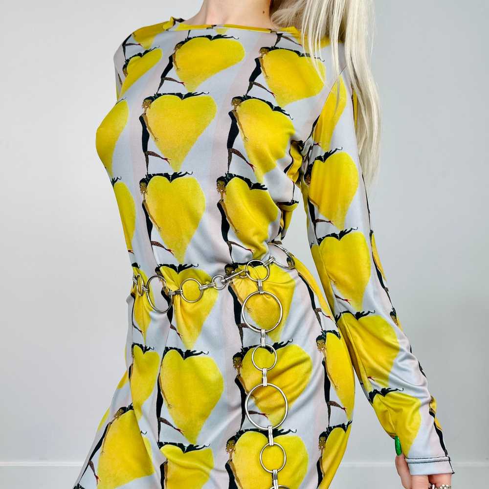 Digital Print Longsleeve Midi Dress (OS) - image 2