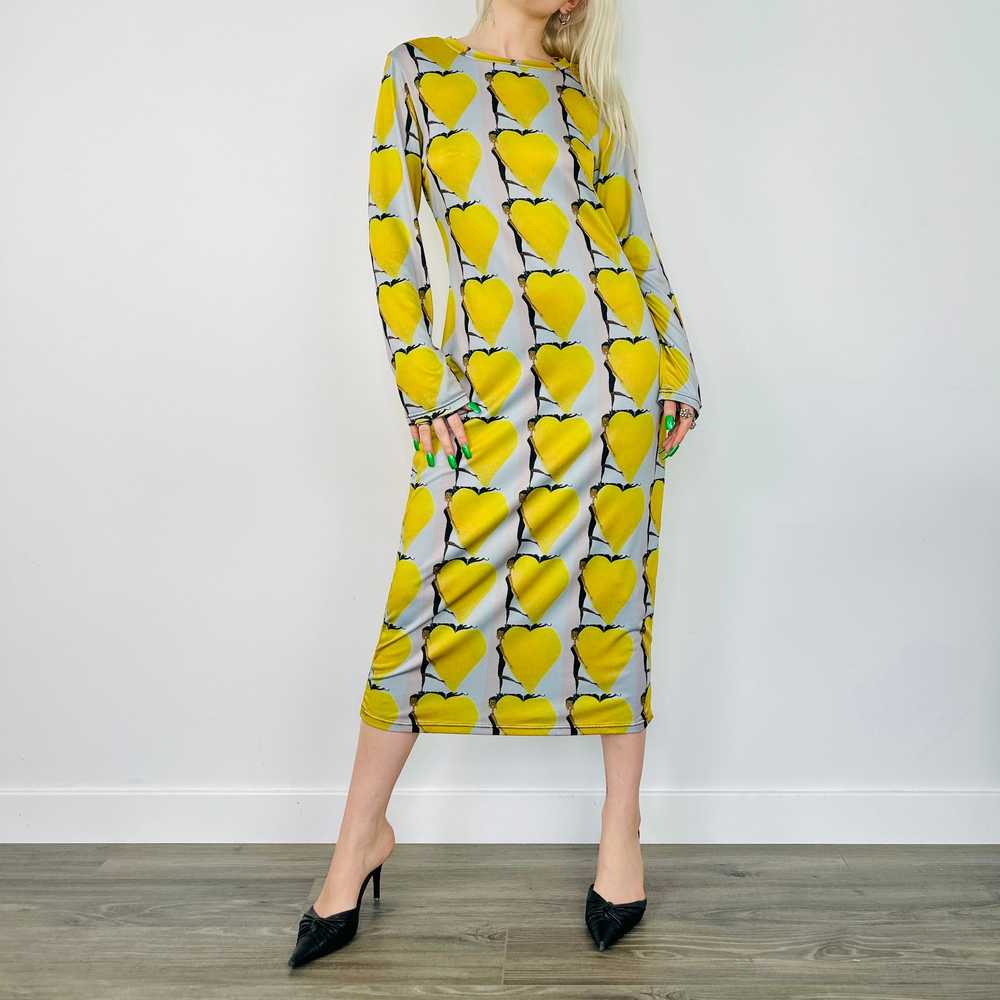 Digital Print Longsleeve Midi Dress (OS) - image 5