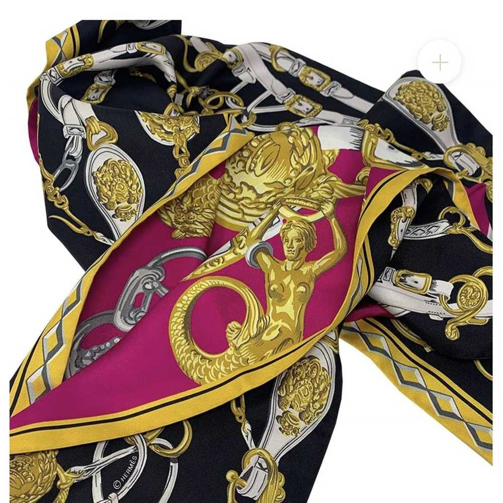 Hermès Maxi twilly silk scarf - image 6