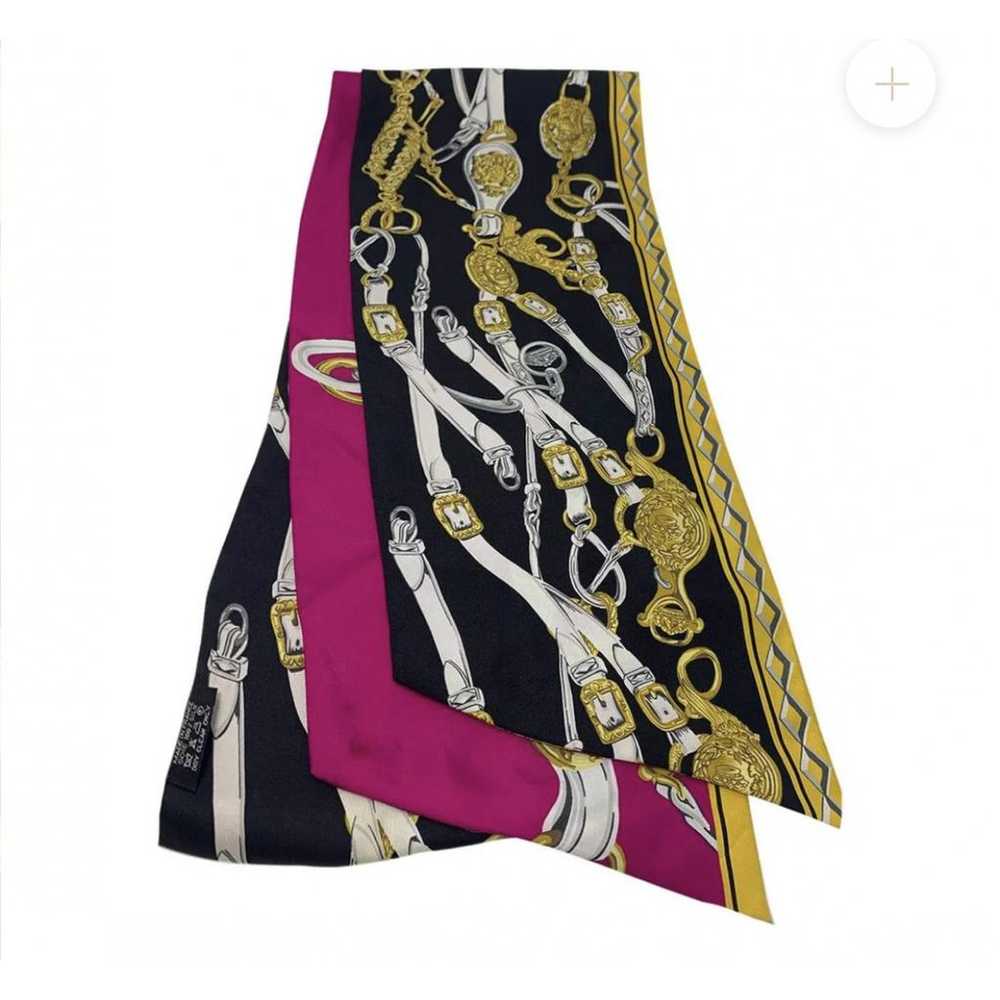 Hermès Maxi twilly silk scarf - image 7
