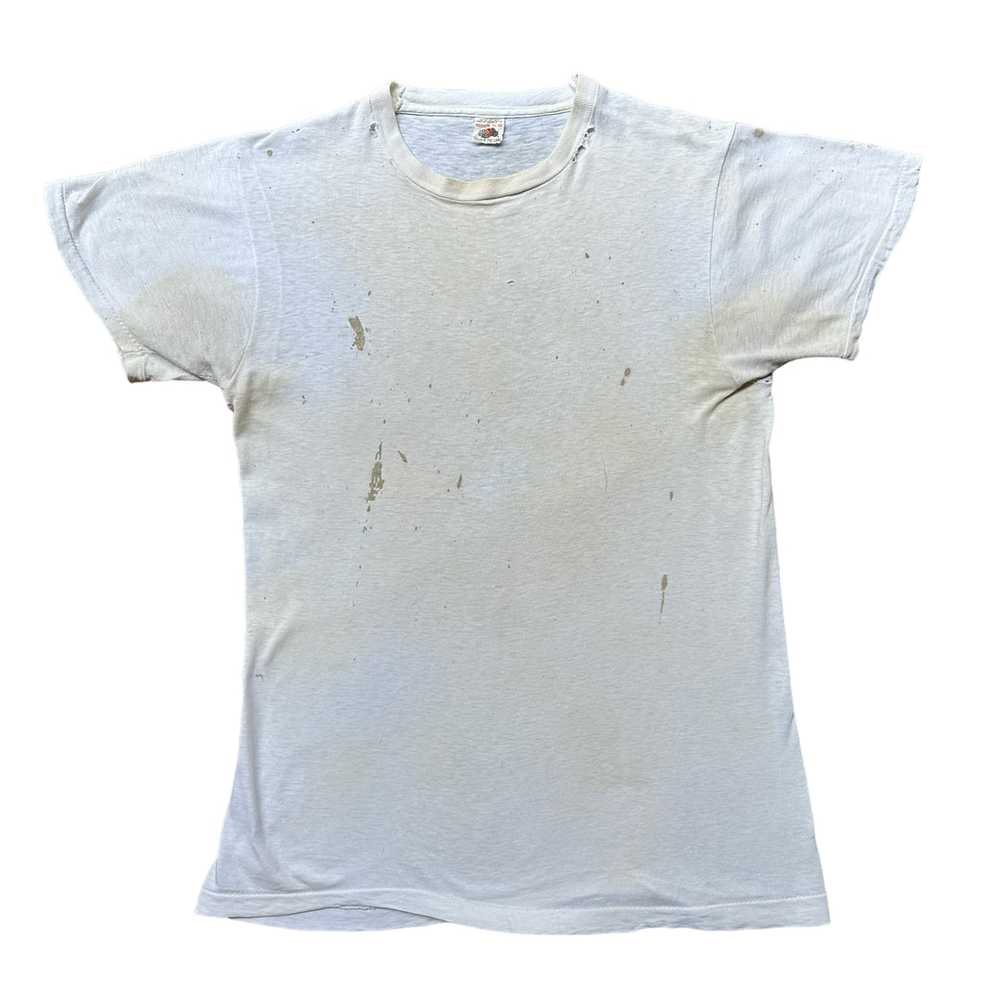 70s Thrashed fruit of the loom tee small - image 1