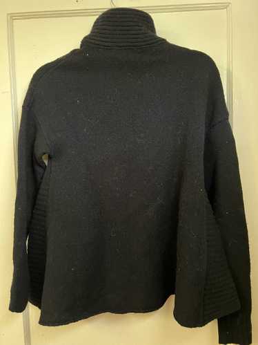 Balenciaga Balenciaga Knit Black Rib High Neck Asy