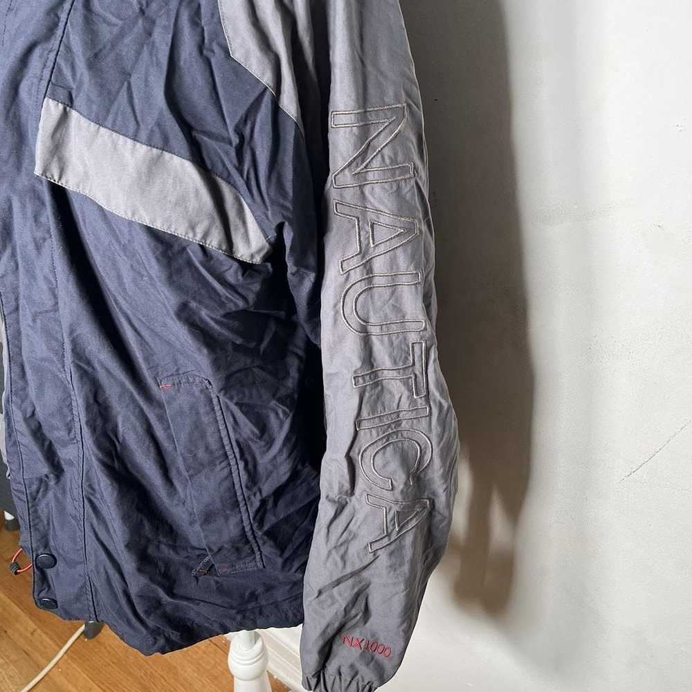 Nautica Nautica Blue and Gray rain jacket - image 2