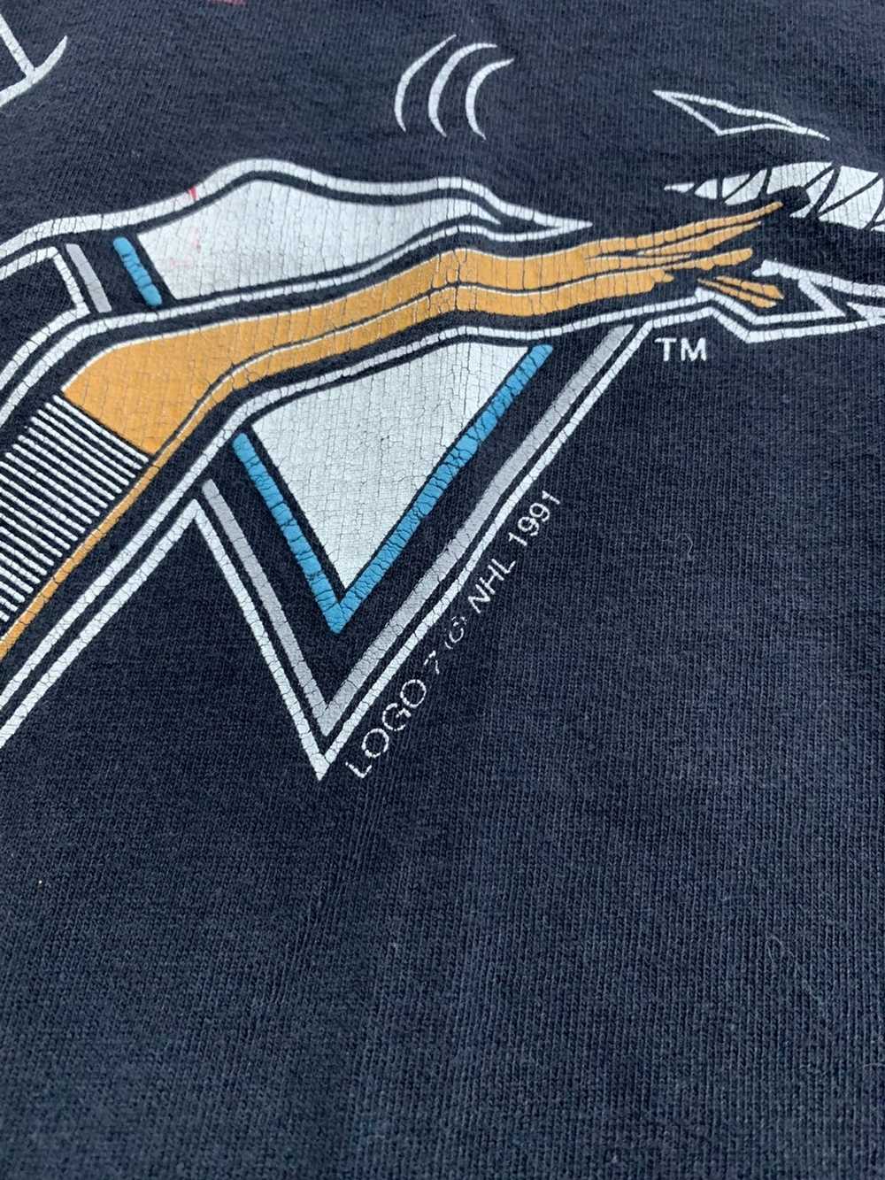 Logo 7 × NHL Vintage 1991 San Jose Sharks Logo 7 … - image 4