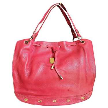 MCM Heritage Drawstring leather handbag