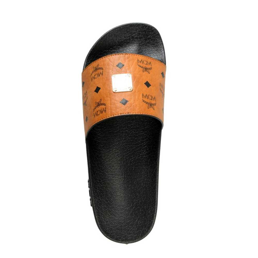 MCM Leather flip flops - image 3