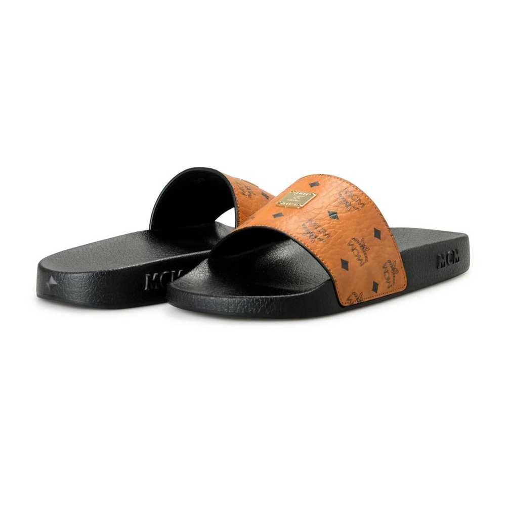 MCM Leather flip flops - image 8