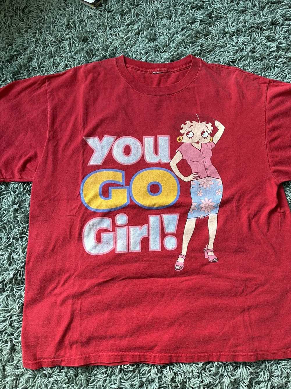 Vintage Betty Boop You Go Girl Shirt - image 1