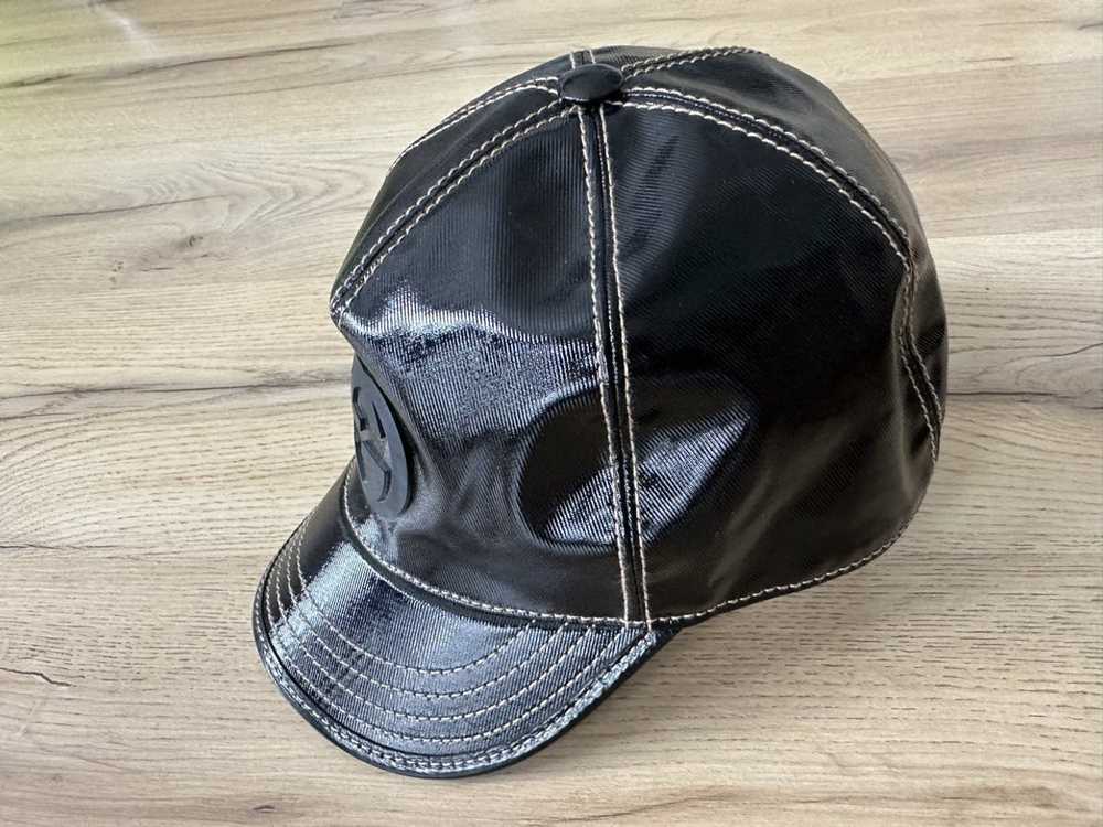 Gucci ✨Gucci✨women’s black patent leather hat/ ba… - image 7