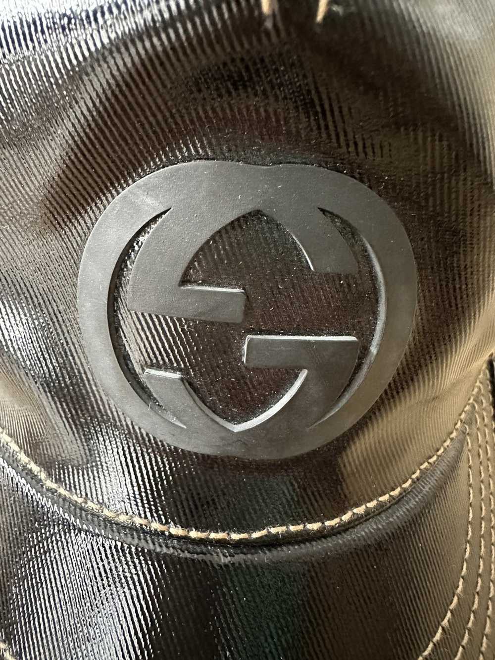 Gucci ✨Gucci✨women’s black patent leather hat/ ba… - image 8