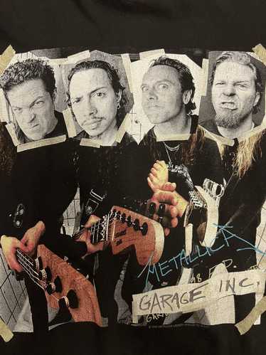Vintage 1998 Metallica Garage Inc. Silver Football Jersey