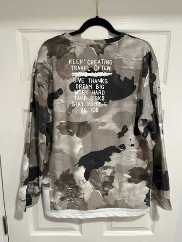 Streetwear Large Desert Camo long sleeve shirt