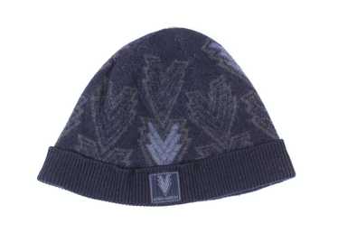 LOUIS VUITTON Wool Hat and Scarf Set Gray 20444