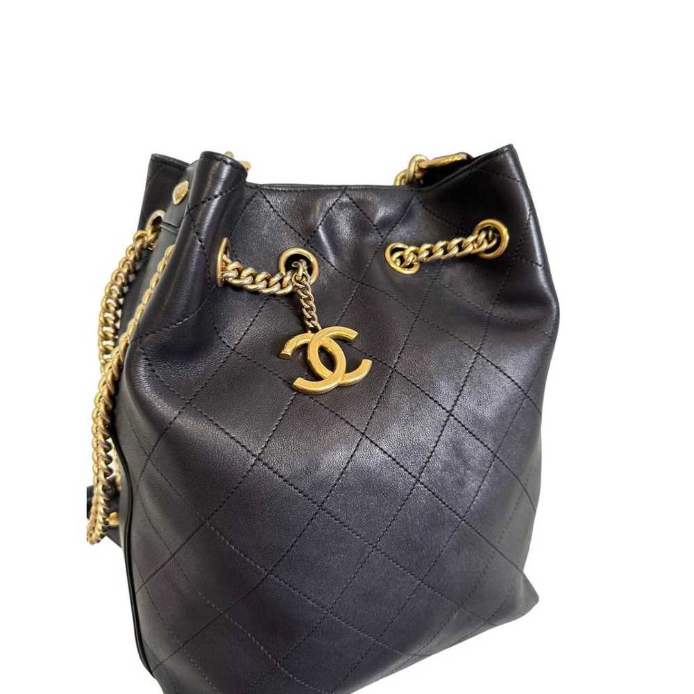 Chanel Gabrielle Bucket leather crossbody bag - image 3