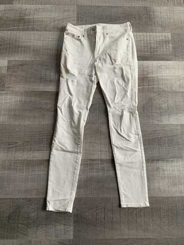 Pacsun Pacsun White Ripped Stacked Skinny Jeans