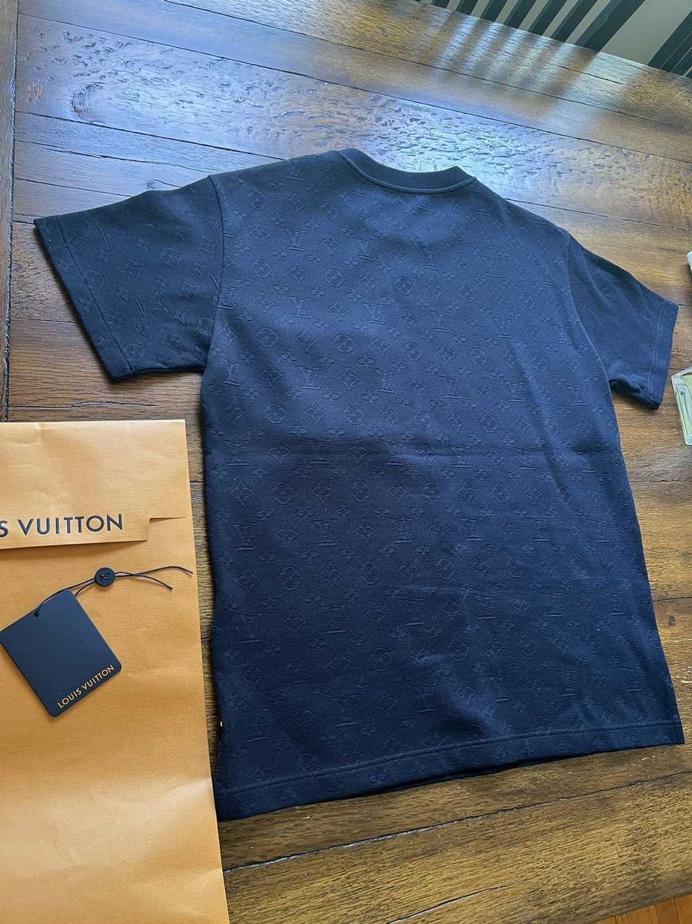 Louis Vuitton Signature 3D Pocket Monogram T-Shirt L Beige