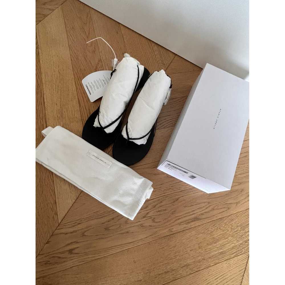Studio Amelia Leather flip flops - image 7