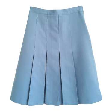 Pleated skirt - Mid-length blue pleated skirt - 6… - image 1