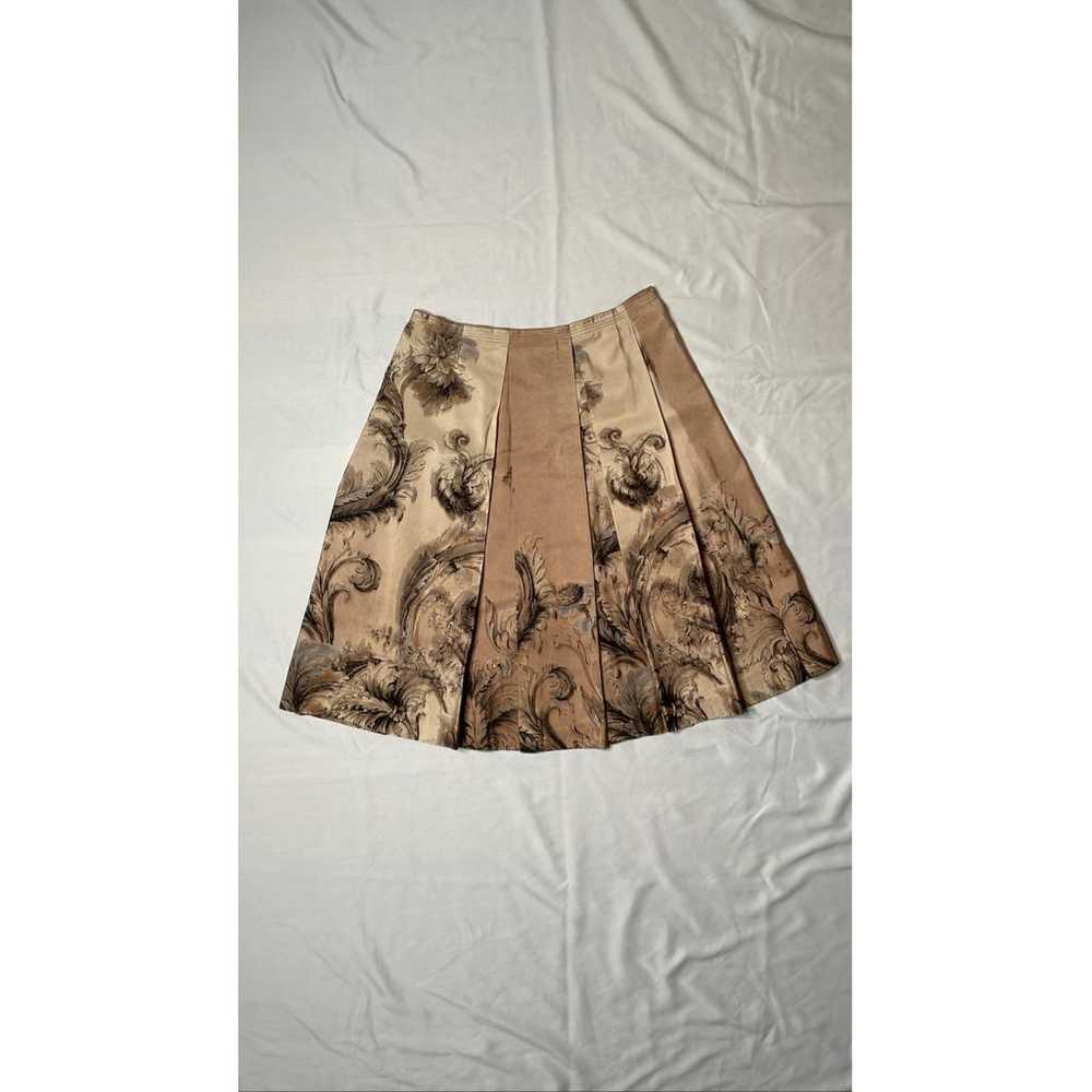Prada Silk mid-length skirt - image 4