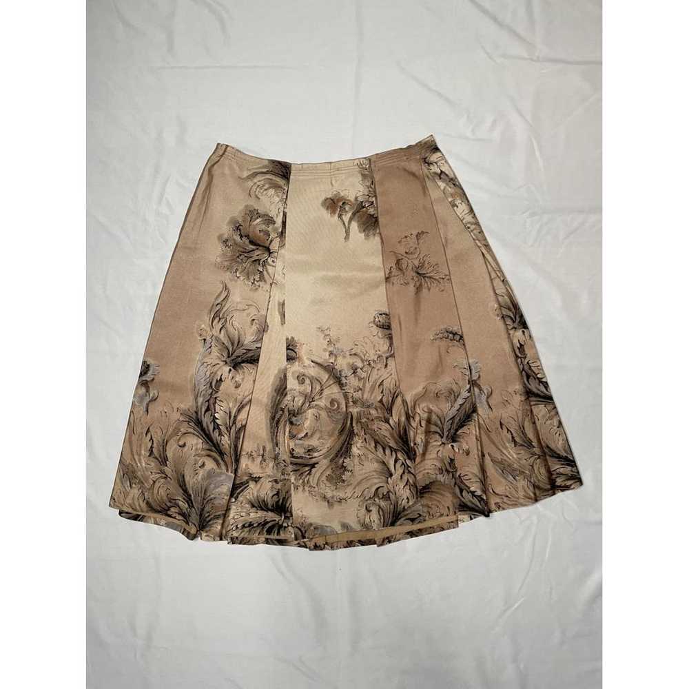 Prada Silk mid-length skirt - image 5