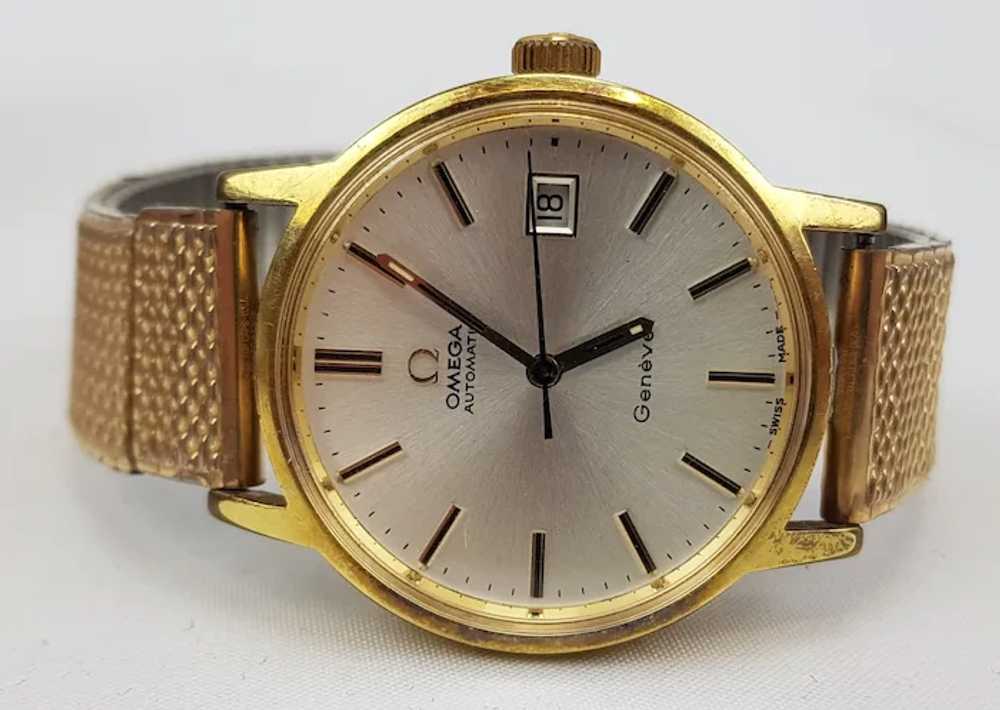 Boxed 1973 Gold Plated Omega Geneve Automatic Gen… - image 3