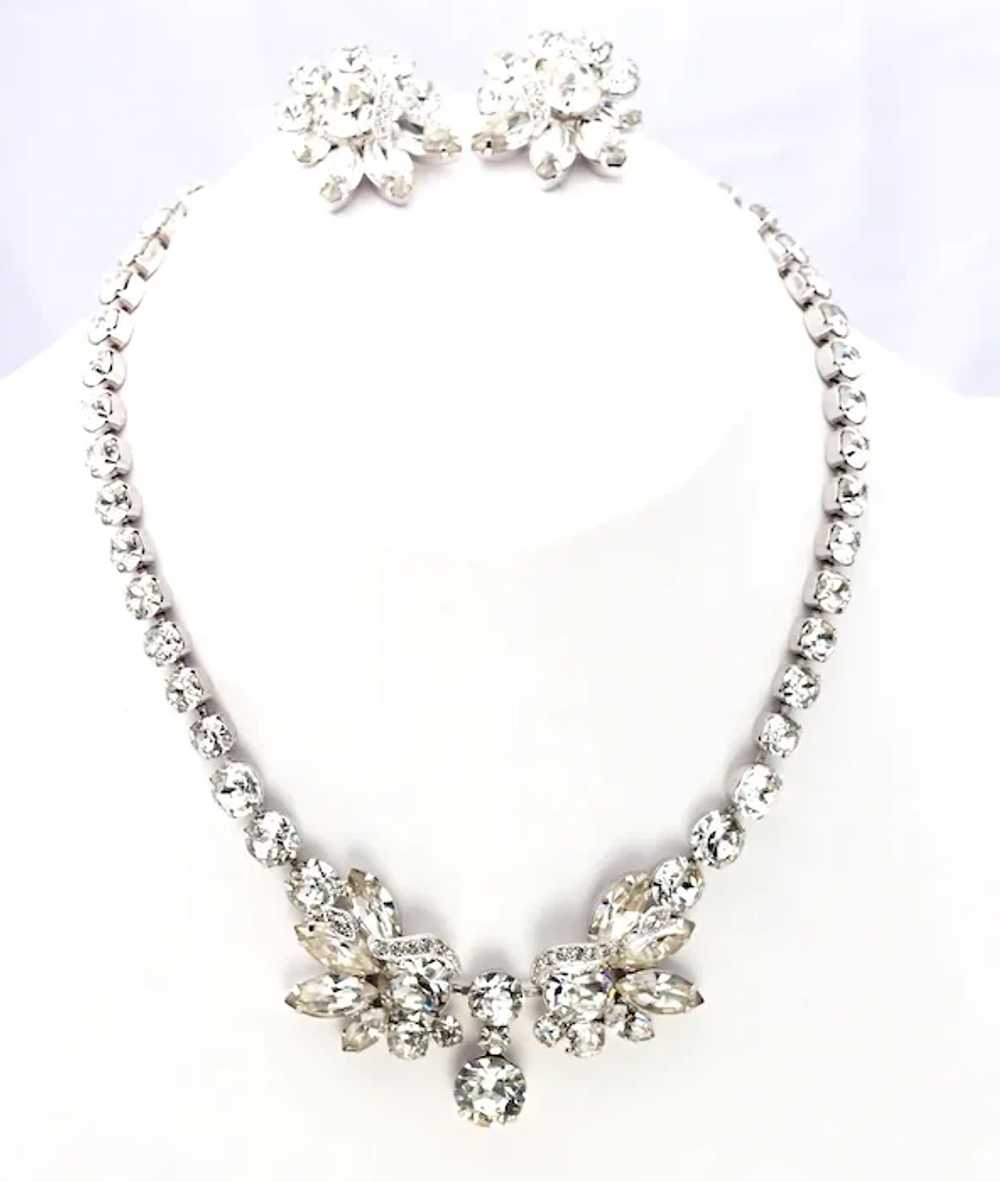 Vintage EISENBERG ICE Set Necklace, Earrings – Cl… - image 6