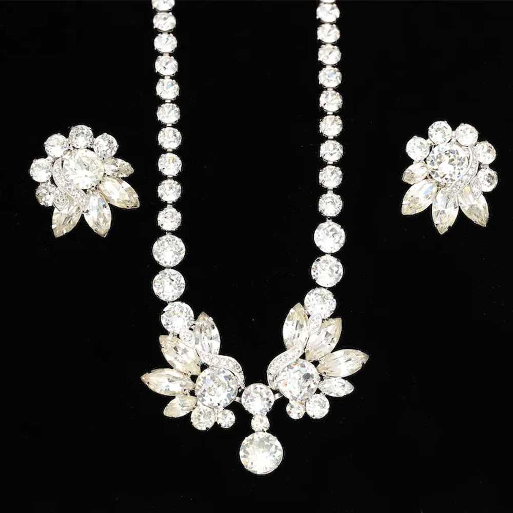 Vintage EISENBERG ICE Set Necklace, Earrings – Cl… - image 8