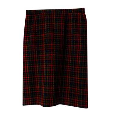 Tweed skirt - High-waisted skirt, small colored c… - image 1