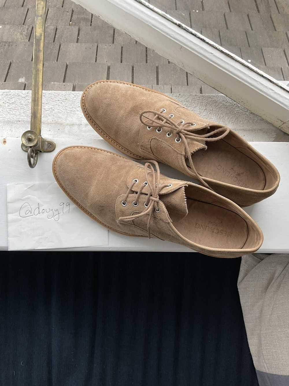 Heschung Heschung Beige Suede Derby - image 3