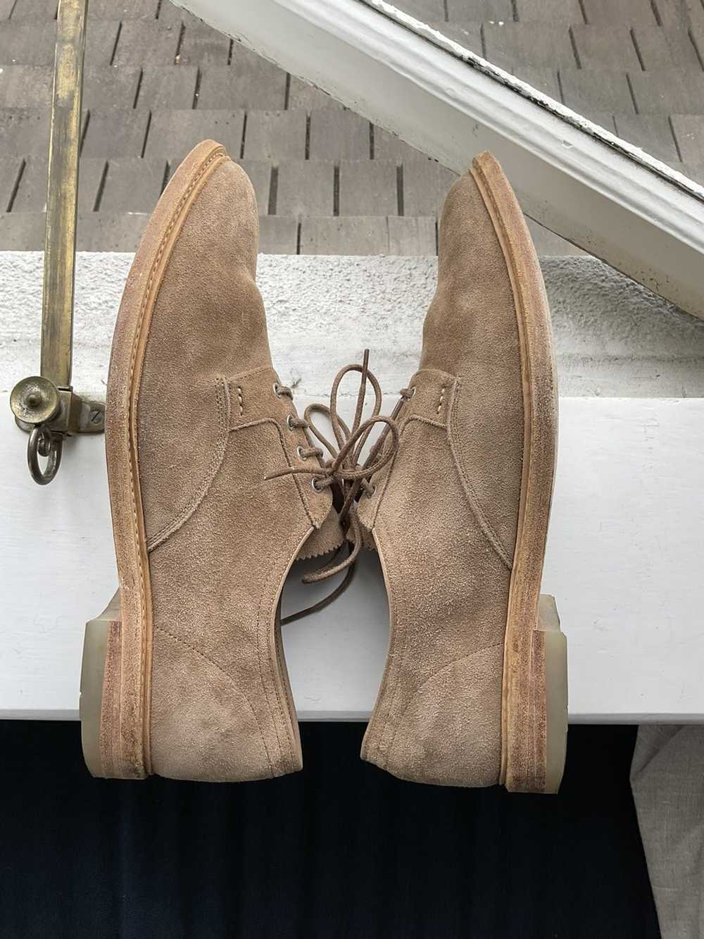 Heschung Heschung Beige Suede Derby - image 4