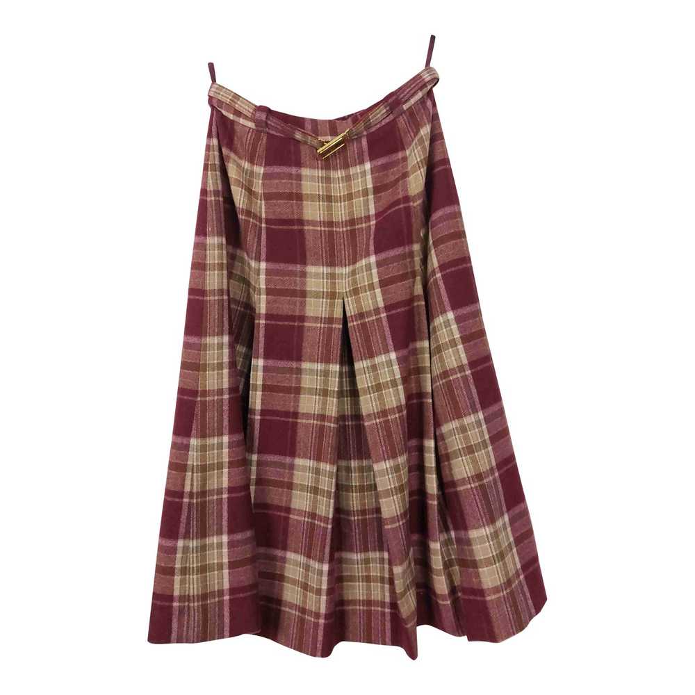 tartan skirt - image 1