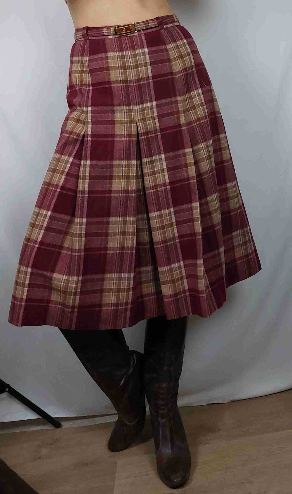 tartan skirt - image 2