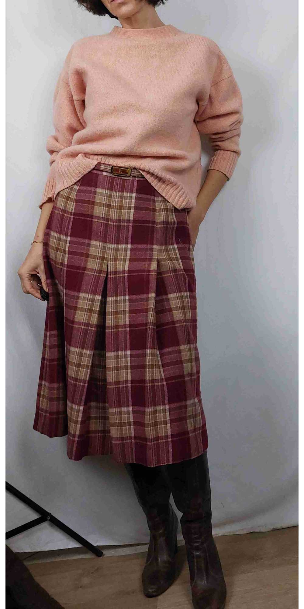 tartan skirt - image 4