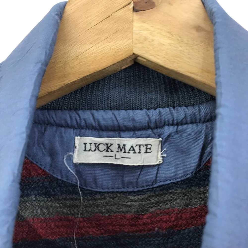 Vintage Vtg LUCKY MATE ITALY Patch Logo Winter Ja… - image 3