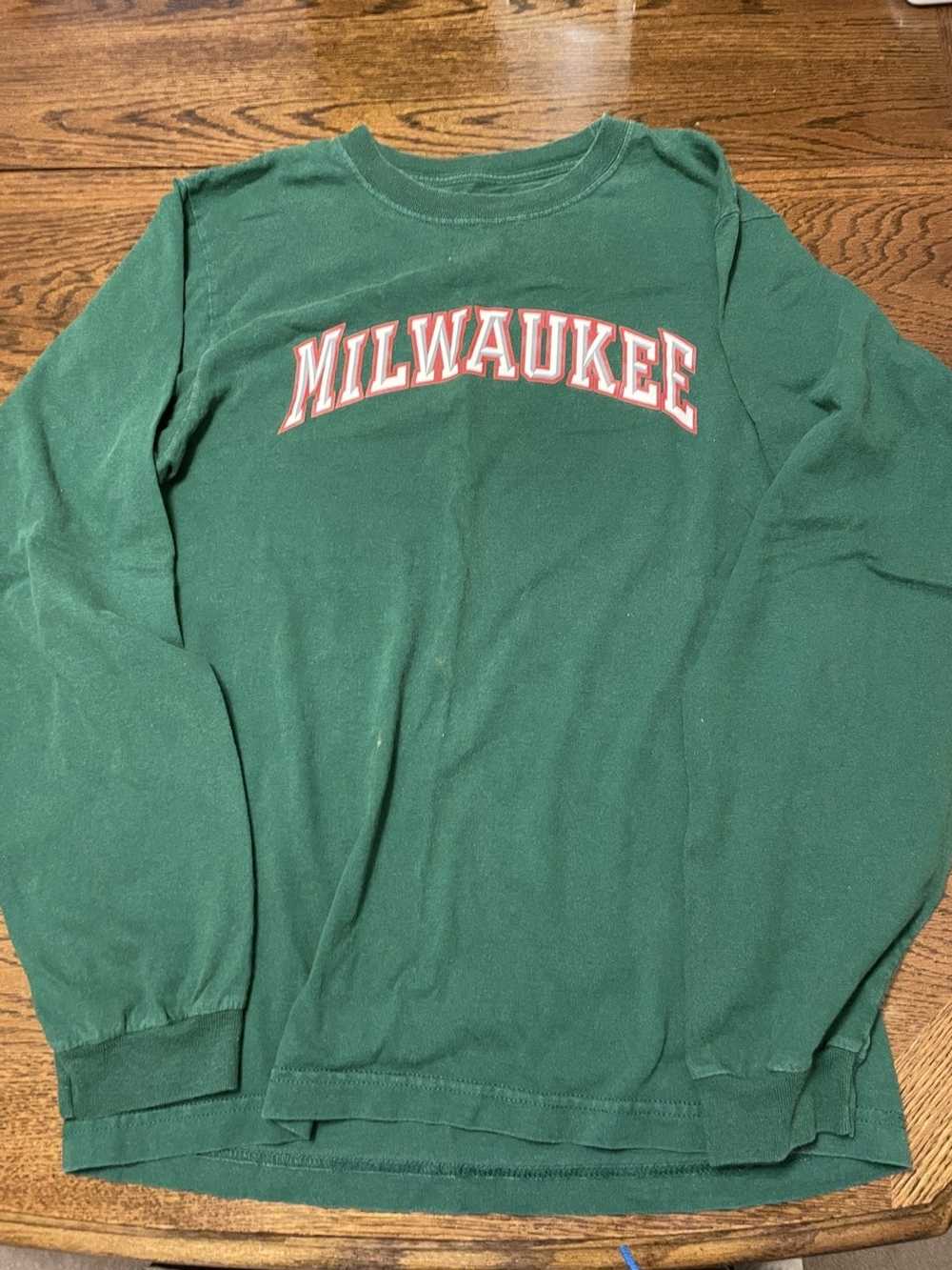 Adidas Vintage Milwaukee Bucks long sleeve T - image 1