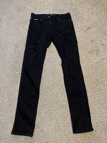 Hollister Black Ripped Skinny Jeans