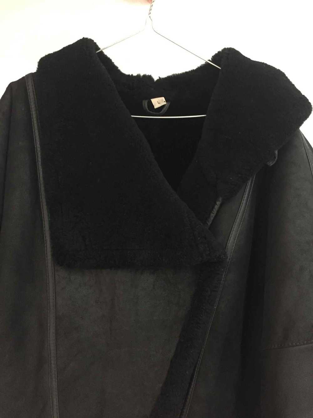Manteau en peau lainée - Manteau 3/4 en mouton re… - image 3