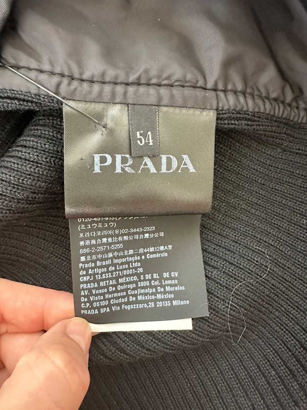 Prada Prada Nylon Knit Sweater with triangle logo - image 8