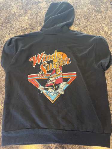 Vintage Black Vintage Windjammer short sleeve hood