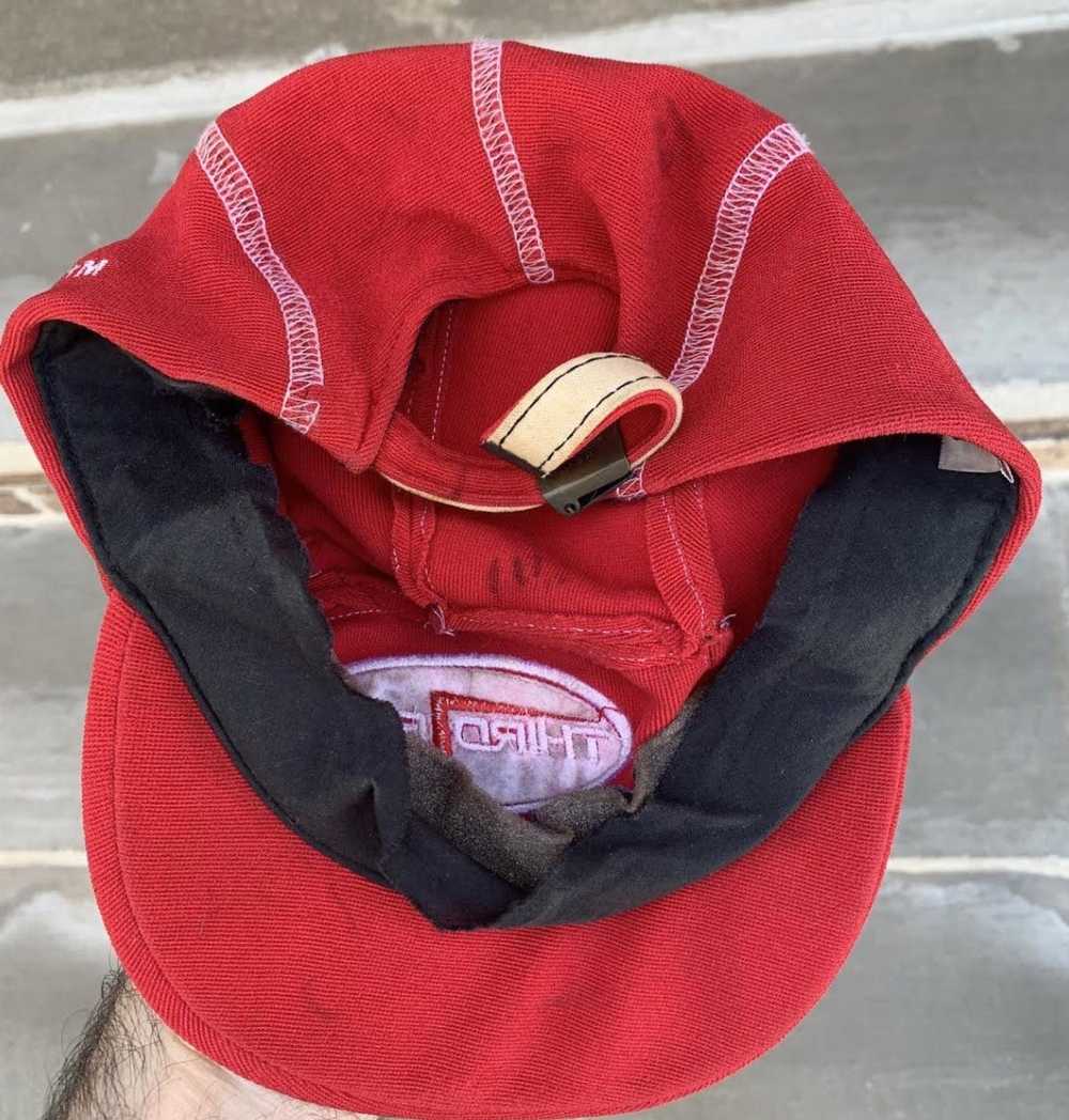 Vintage Vintage Third Rail Red Cycling 5 Panel Hat - image 3