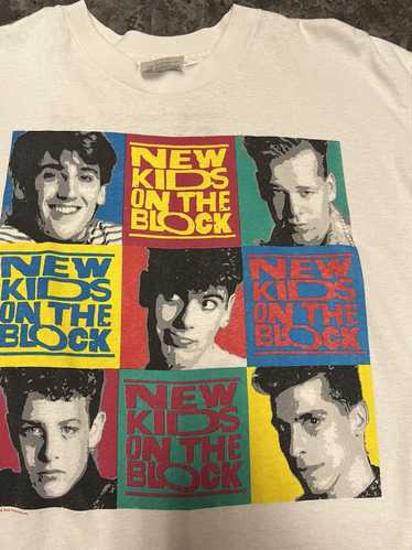 Music Vintage New Kids on The Block Tee Shirt Size XL Made in Canada
