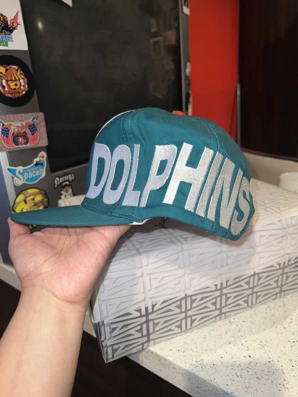 Vintage Vintage Miami dolphins hat logo athletics… - image 5