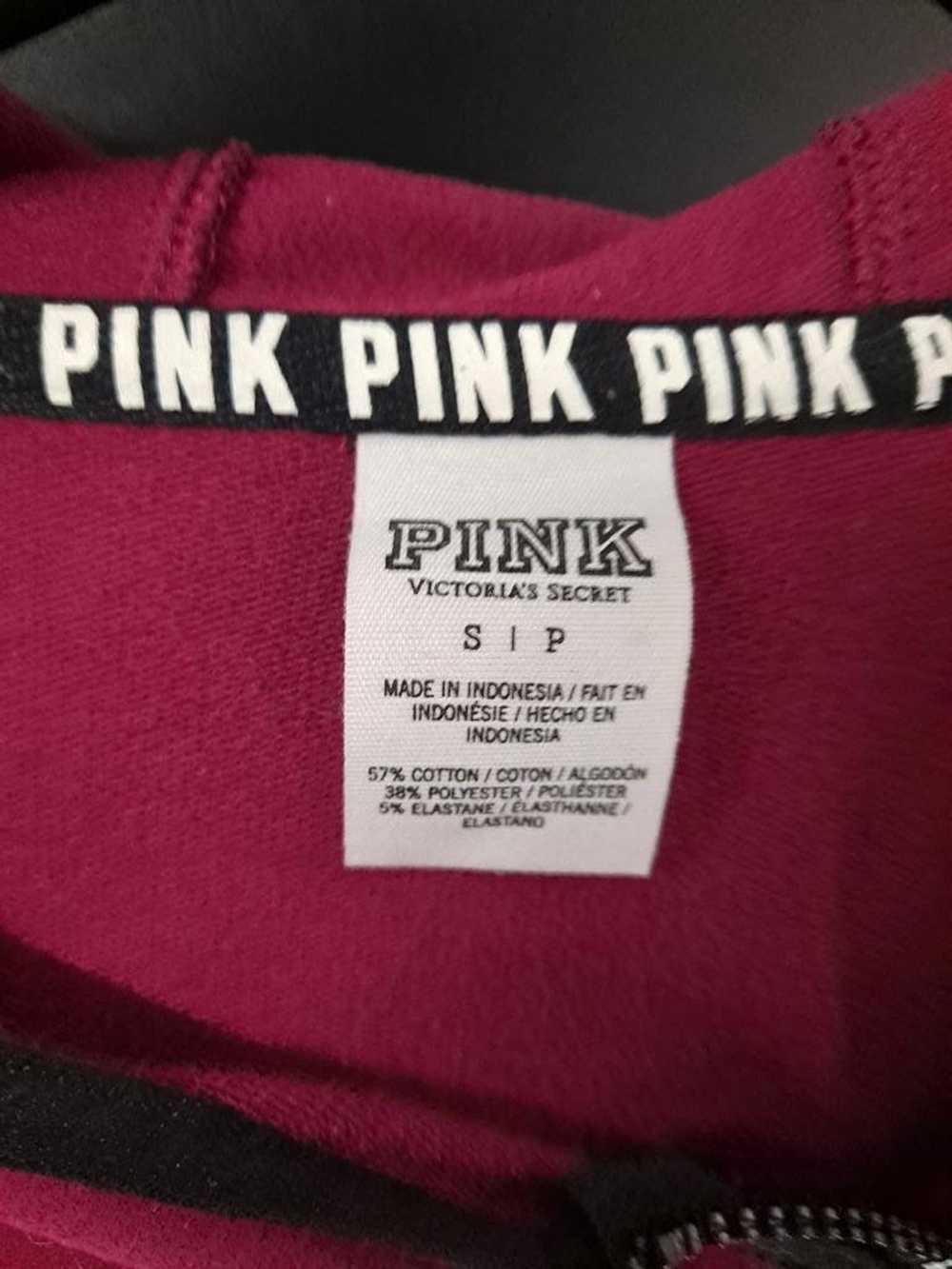 Pink Pink Brand Maroon Side Zipper Sweatshirt Siz… - image 3