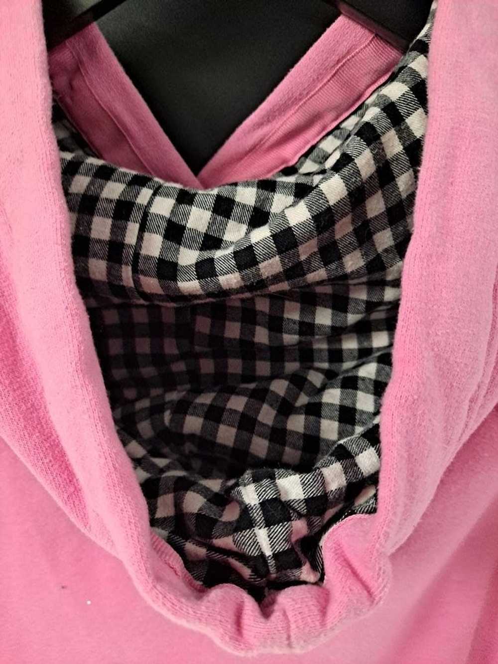 Pink Pink Brand Big Heart Mountain Hoodie Size Me… - image 6