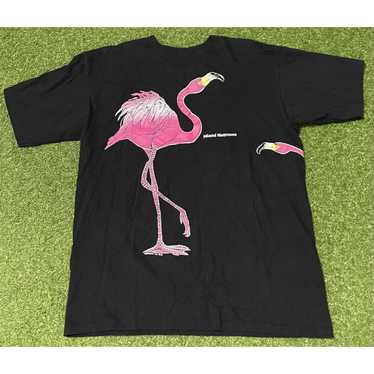 Vintage Vintage Flamingo Wrap Around Print Shirt … - image 1