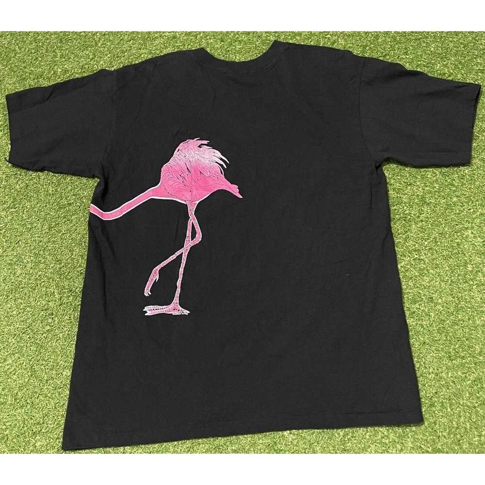 Vintage Vintage Flamingo Wrap Around Print Shirt … - image 2