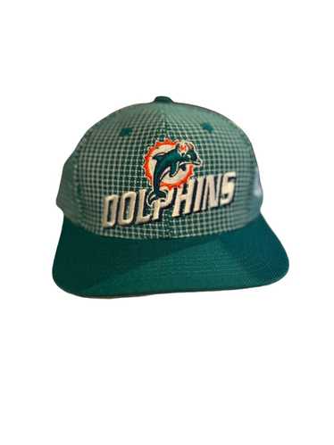 Vintage MIAMI DOLPHINS NFL Hat Amcap Big Logo Cap Team 90s 