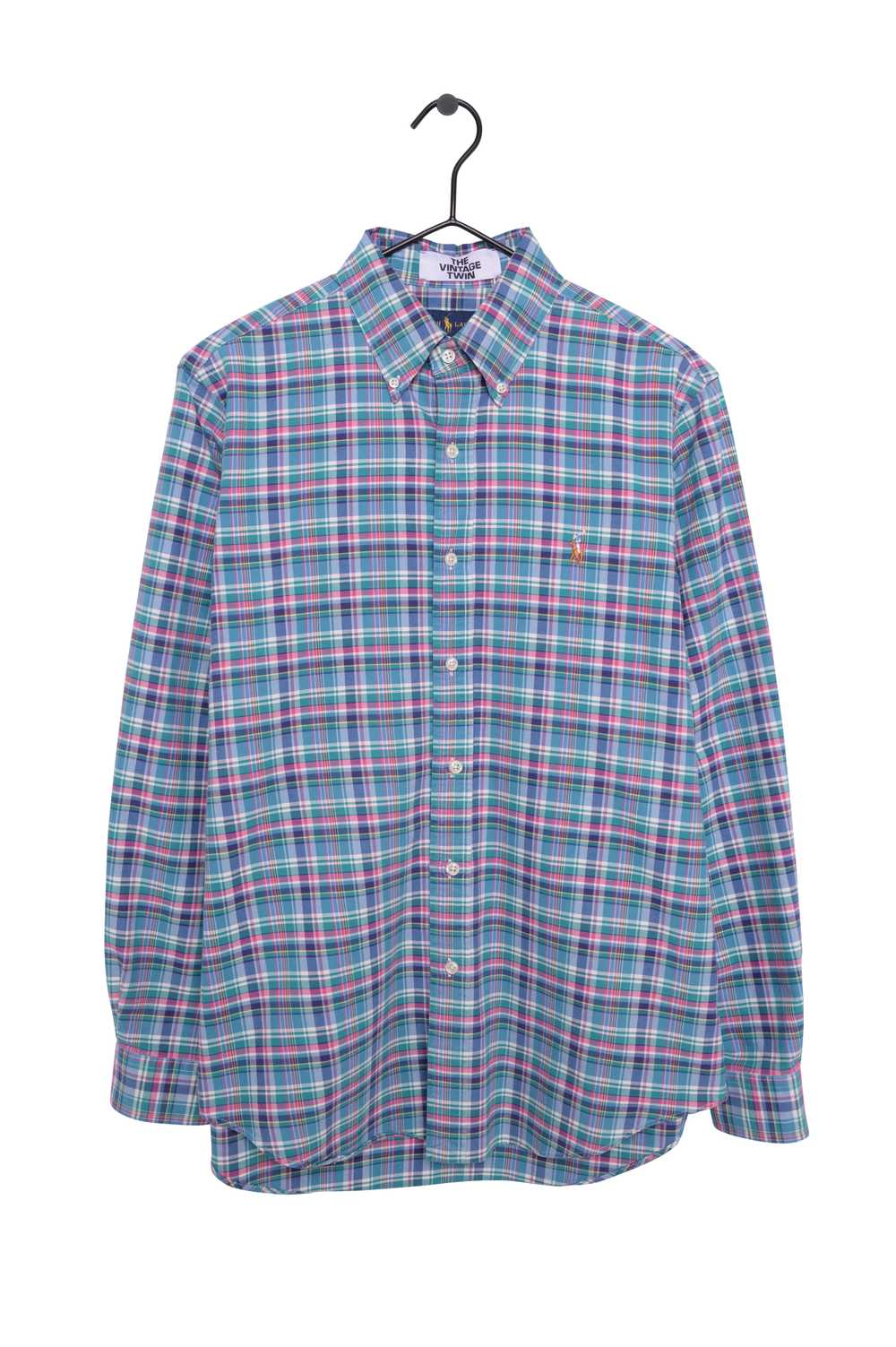 Ralph Lauren Plaid Button Down 43987 - image 1